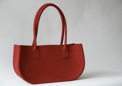 Filz Tasche rot